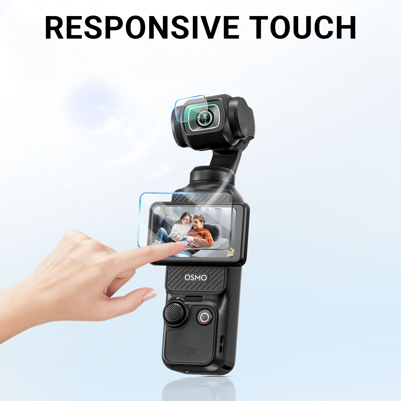 Screen Cover & Camera Lens Protector For DJI Osmo Pocket 3 (2 Pack)