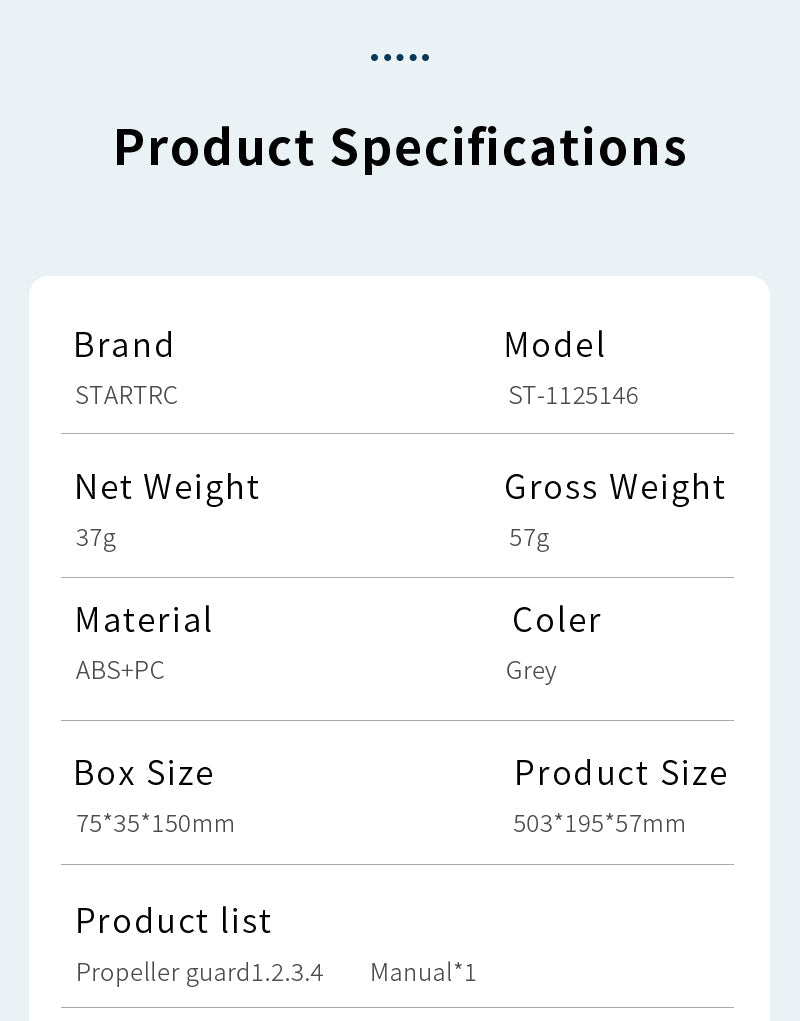 STARTRC Quick Install Anti-collision Propeller Guard for DJI Air 3S / Air 3