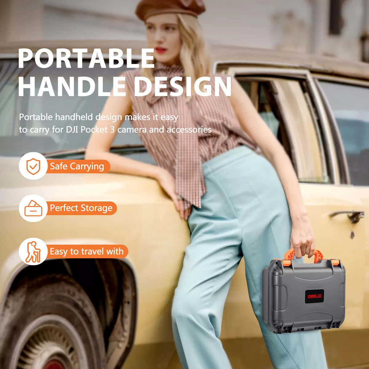 STARTRC Water Proof Hard Carrying Case For DJI Osmo Pocket 3