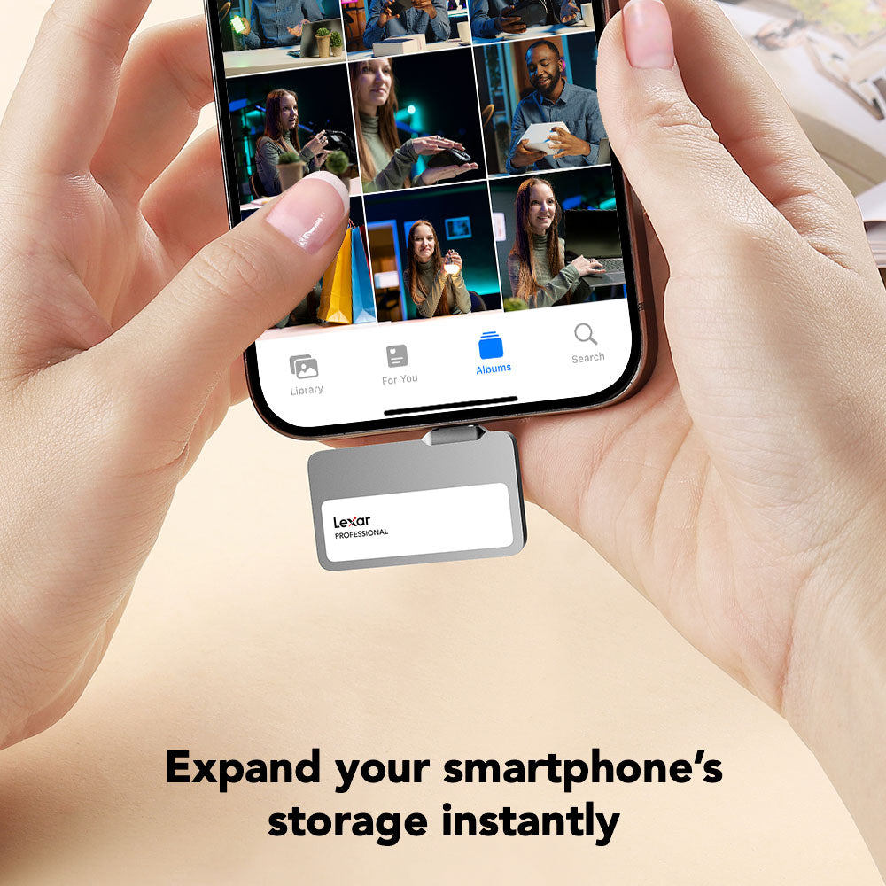 Lexar Professional Go 2TB Portable SSD for iPhone 15/16 - Supports Apple ProRes